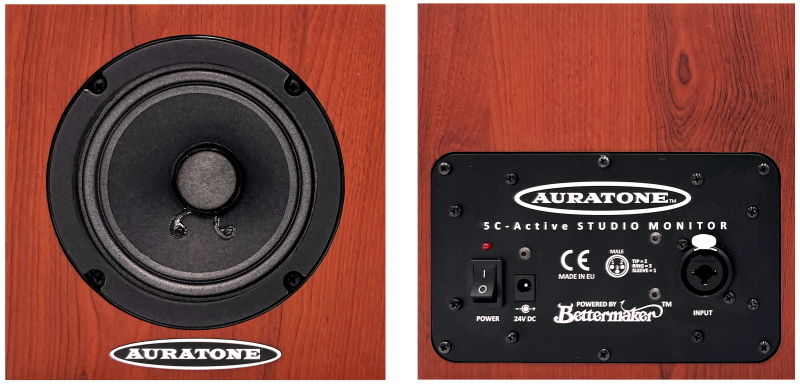 Auratone 5C Active Super Sound Cubes Woodgrain