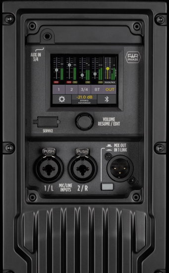 RCF ART 9 AX rear panel