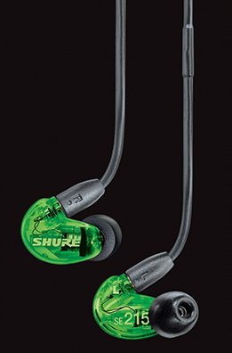Shure SE215 GREEN