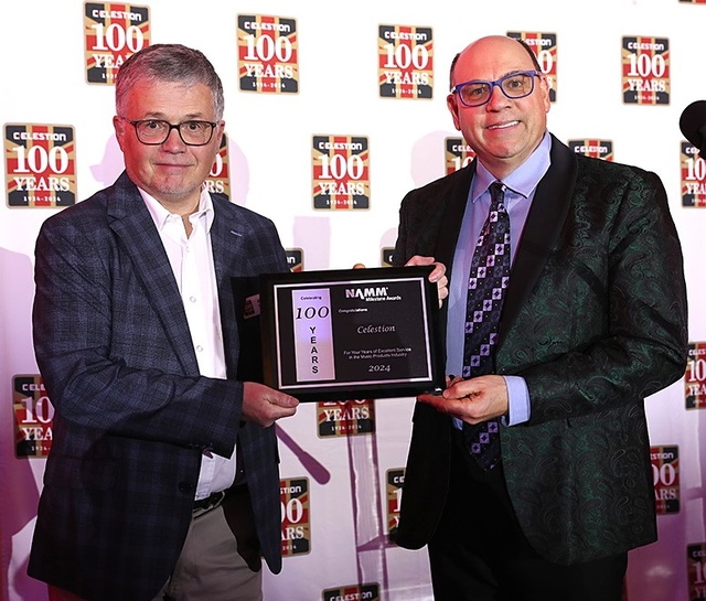 Celestion100 NigelNAMMAward