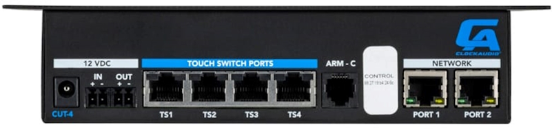 Clockaudio CUT4 rear