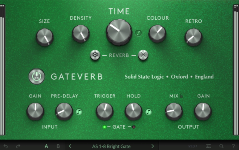 SSL GateVerb GUI 1