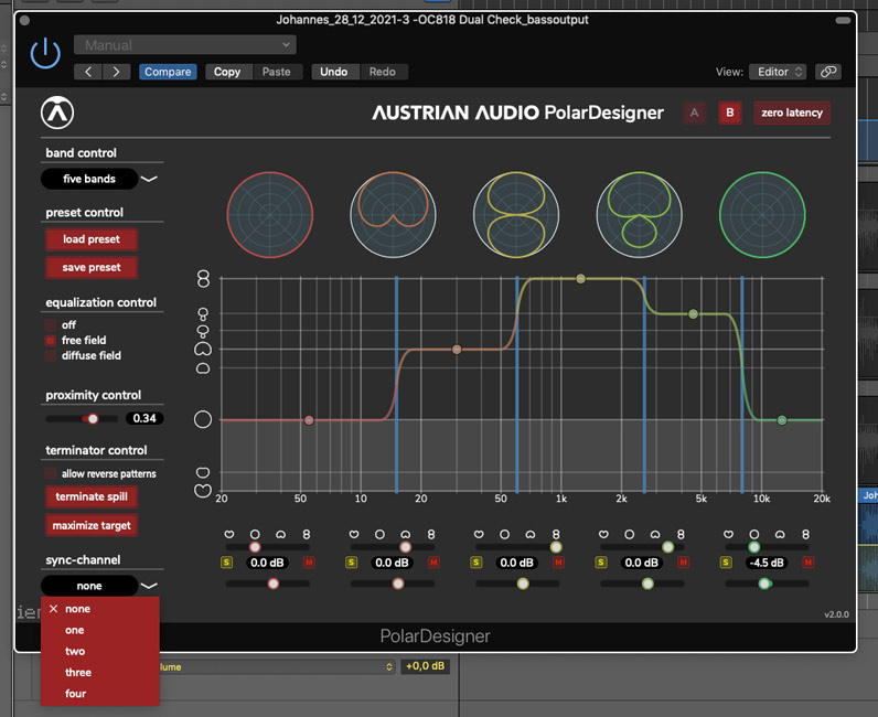 Austrian Audio OC818 Software Polar Designer