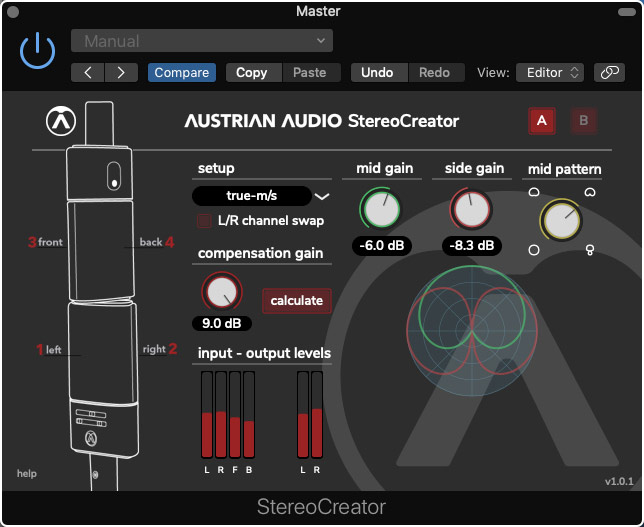 Austrian Audio OC818 Software Stereo Creator TrueMS Cardioid