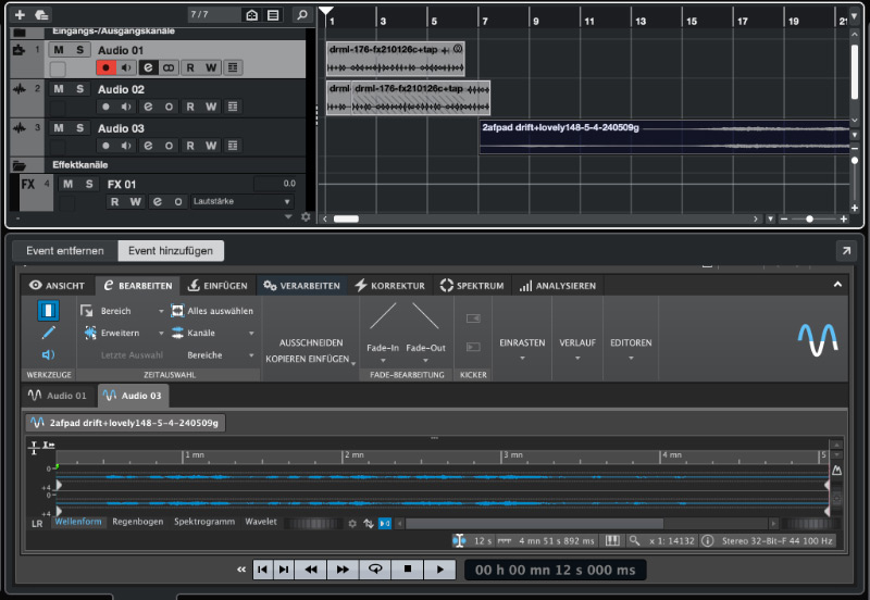 3b wavelab12 aracubase2k