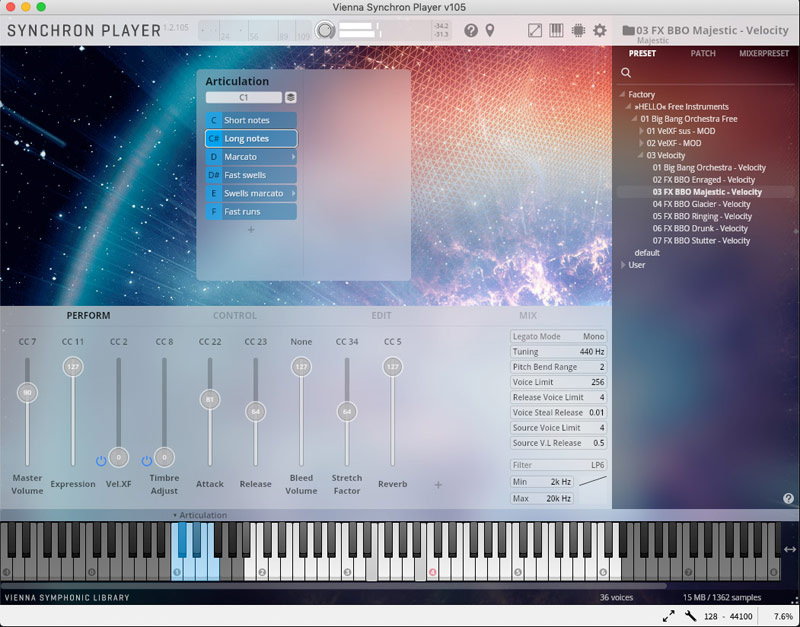 05VSL BBO Synchron Player Performance